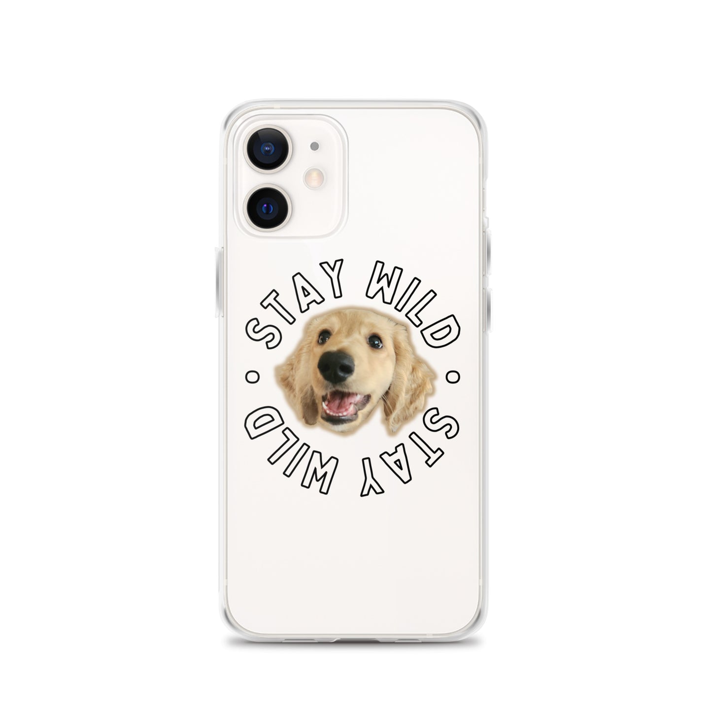 'Stay Wild' Custom Personalized Clear Case for iPhone®