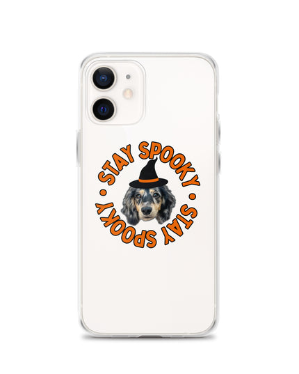 Stay Spooky Custom Clear Case for iPhone®