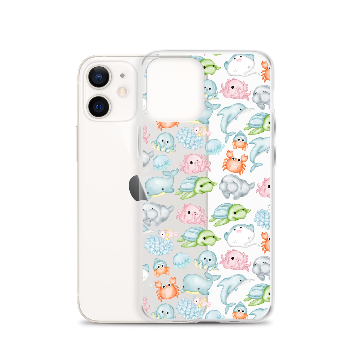 Under The Sea Animal Party Clear Case for iPhone®