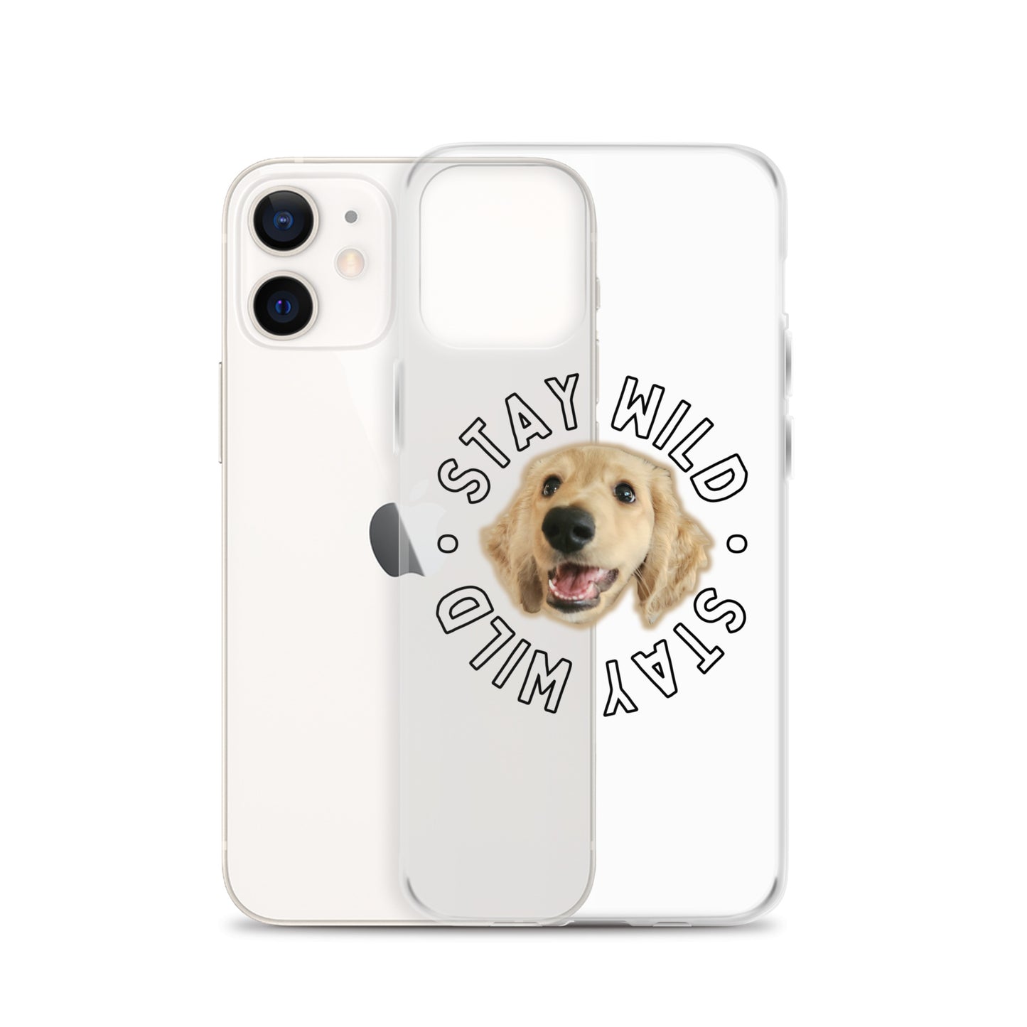 'Stay Wild' Custom Personalized Clear Case for iPhone®