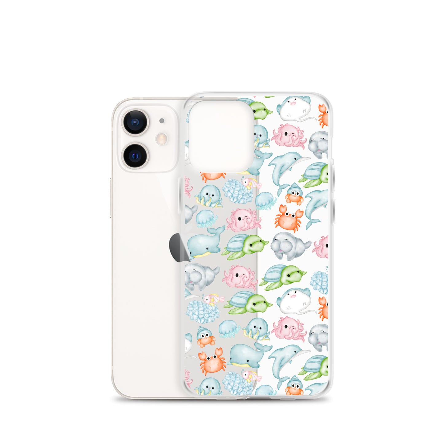 Under The Sea Animal Party Clear Case for iPhone®