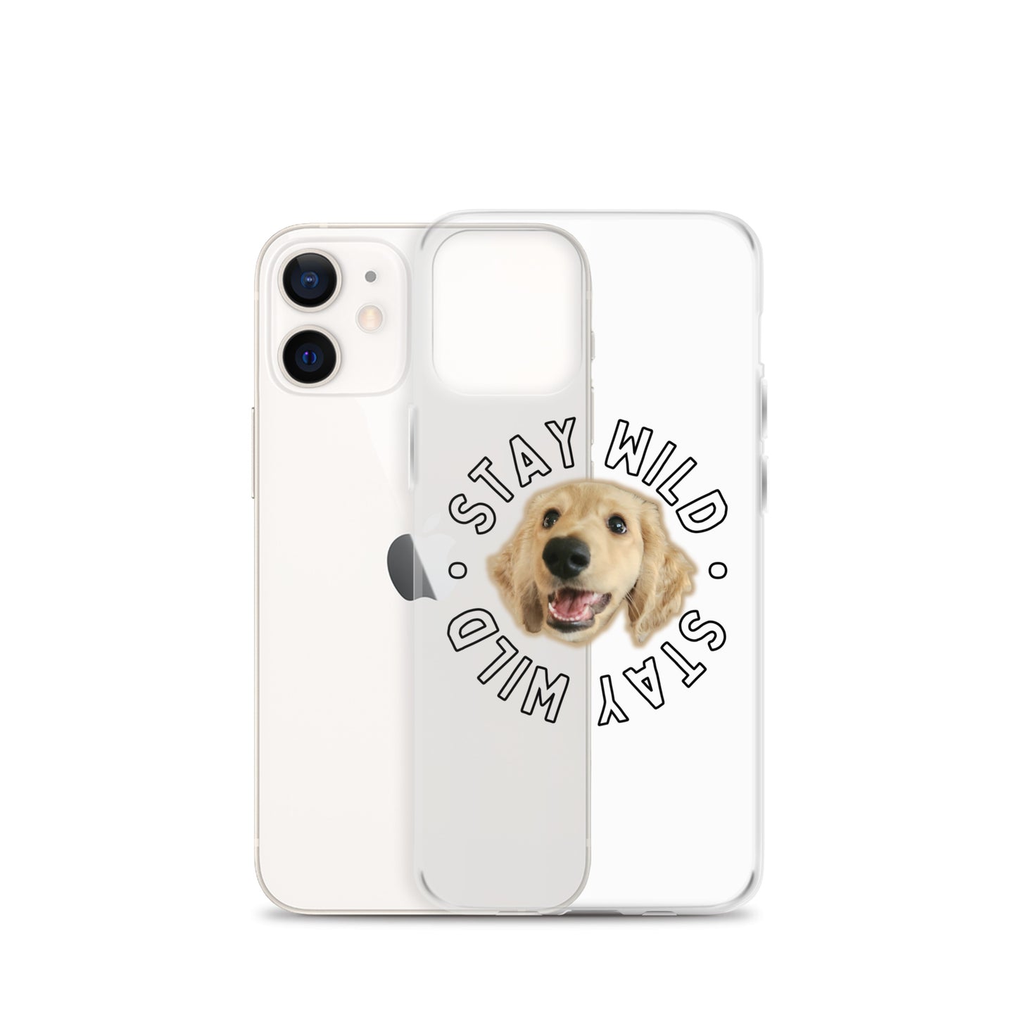 'Stay Wild' Custom Personalized Clear Case for iPhone®