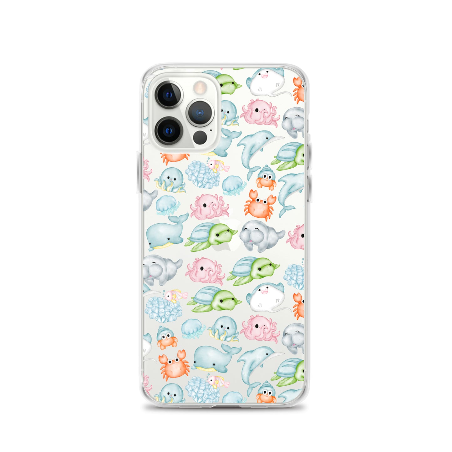 Under The Sea Animal Party Clear Case for iPhone®