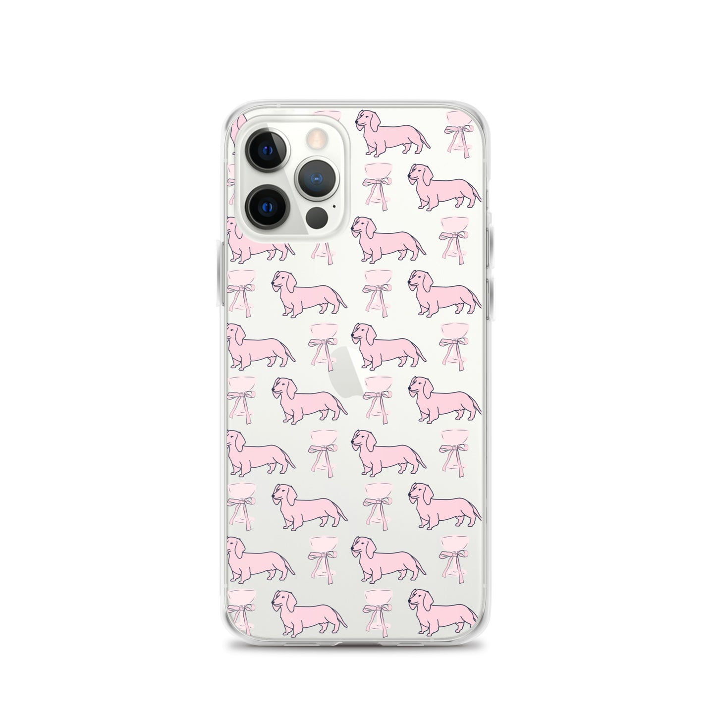 Puppies & Prosecco Pink Clear Case for iPhone®