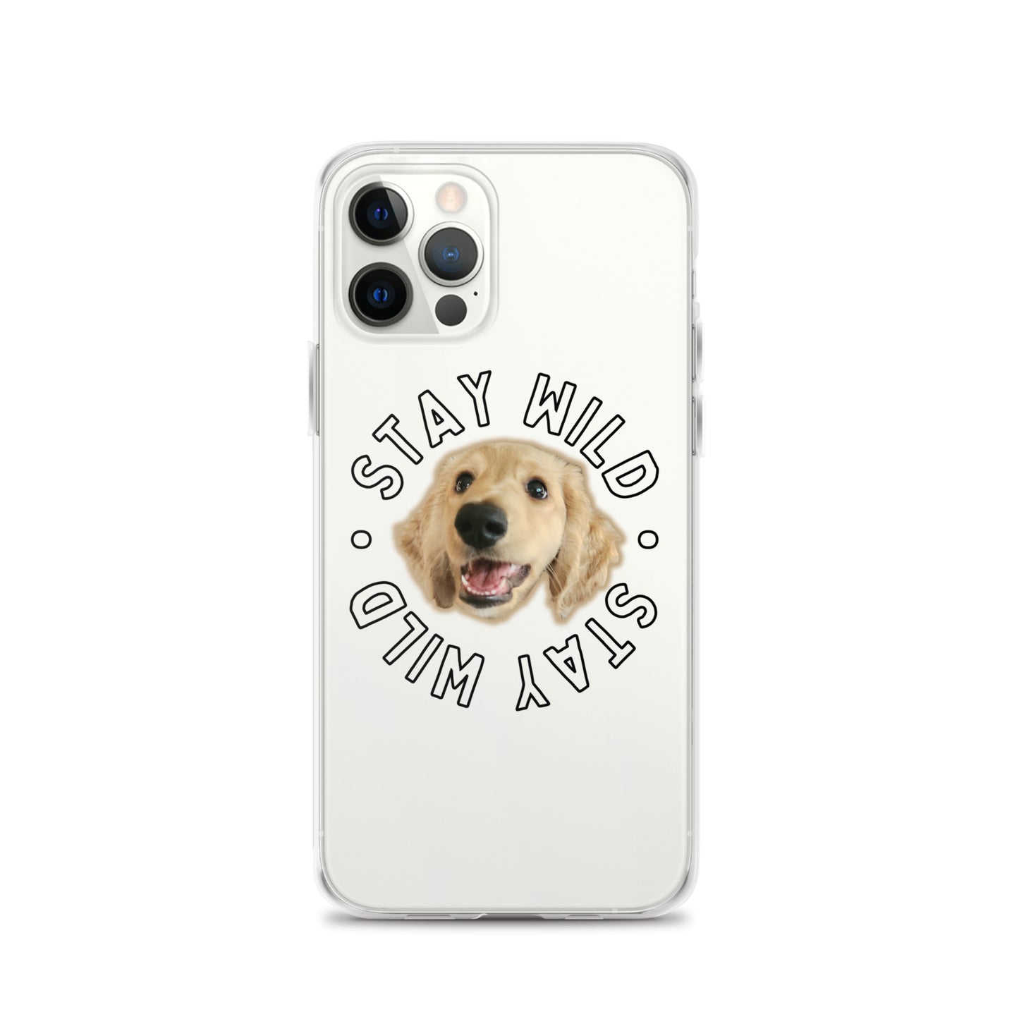 'Stay Wild' Custom Personalized Clear Case for iPhone®