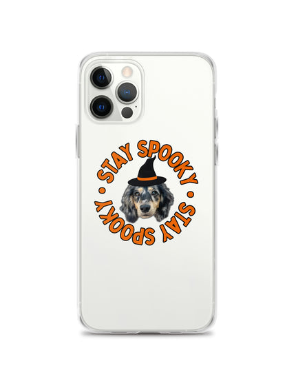 Stay Spooky Custom Clear Case for iPhone®