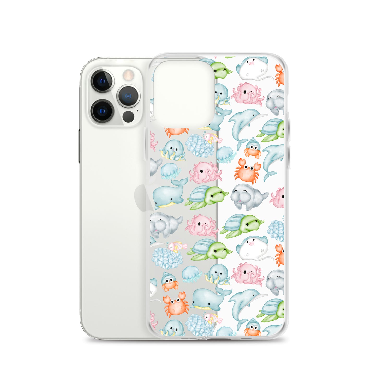 Under The Sea Animal Party Clear Case for iPhone®