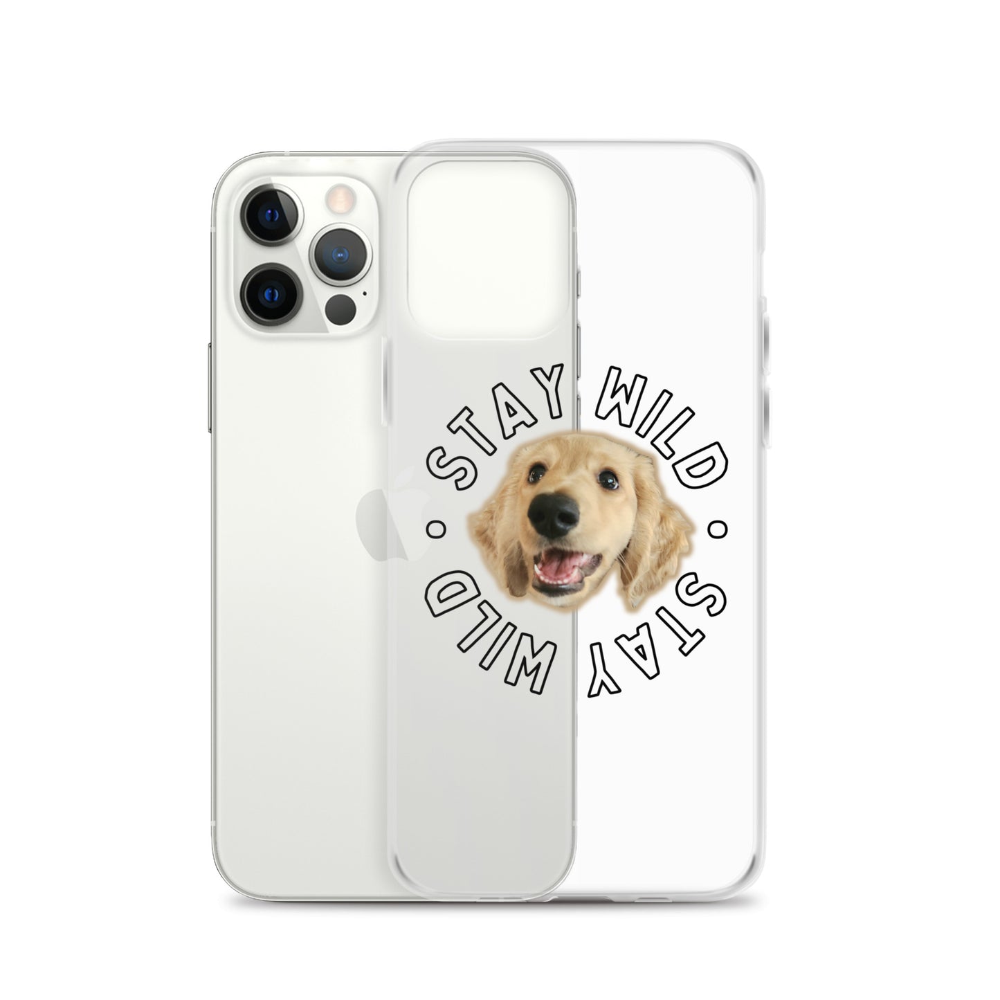 'Stay Wild' Custom Personalized Clear Case for iPhone®