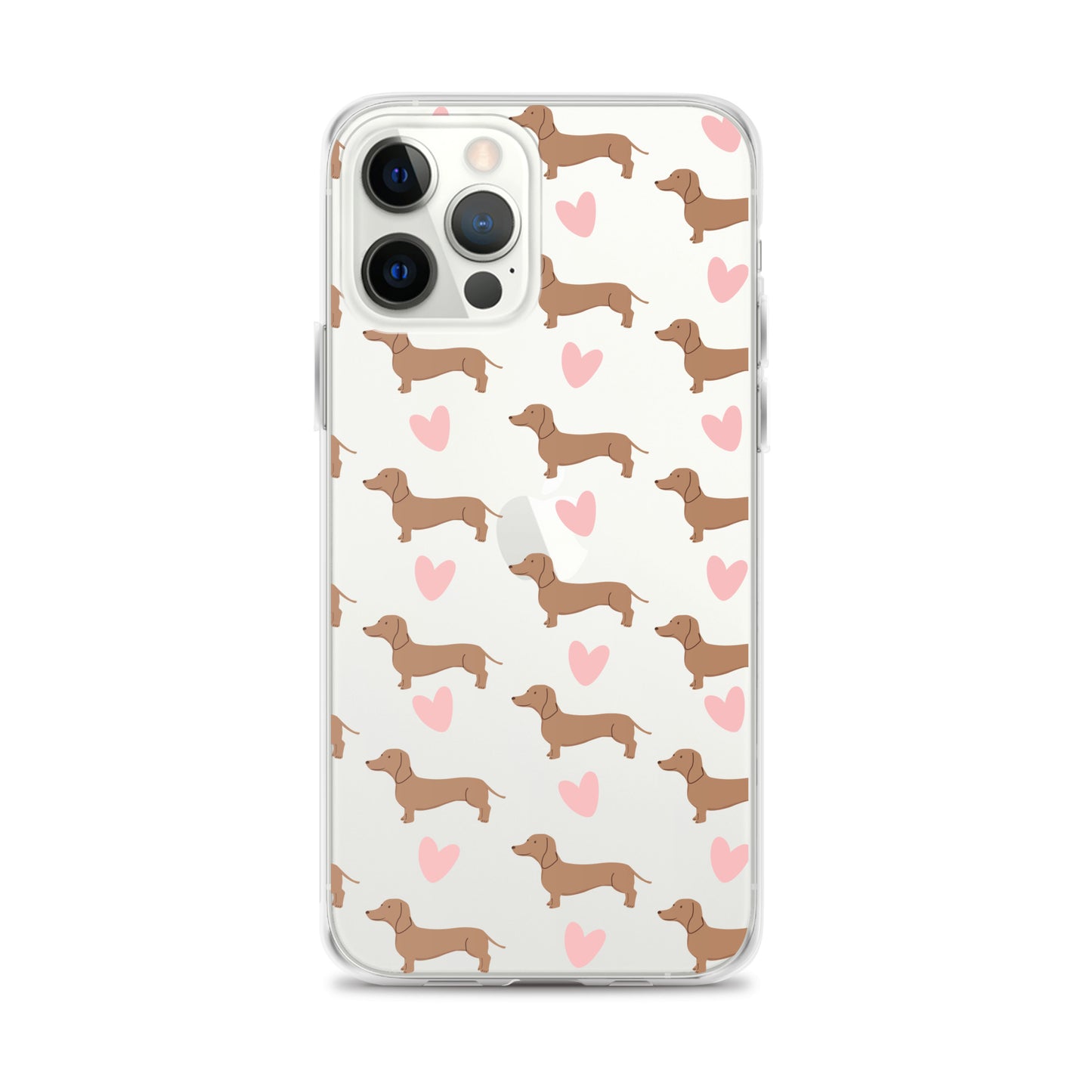 Dachshund Hearts Clear Case for iPhone®