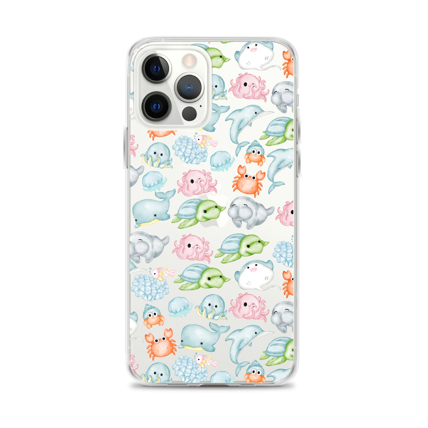 Under The Sea Animal Party Clear Case for iPhone®