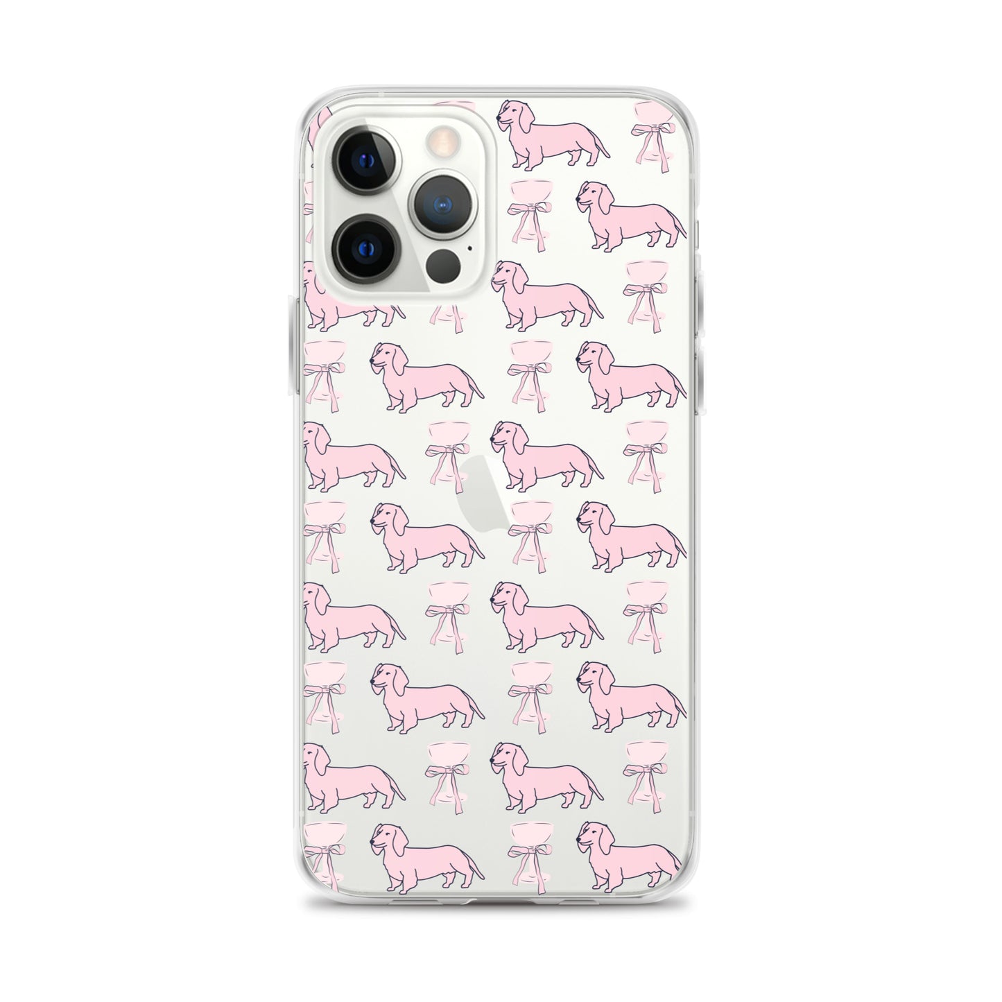 Puppies & Prosecco Pink Clear Case for iPhone®