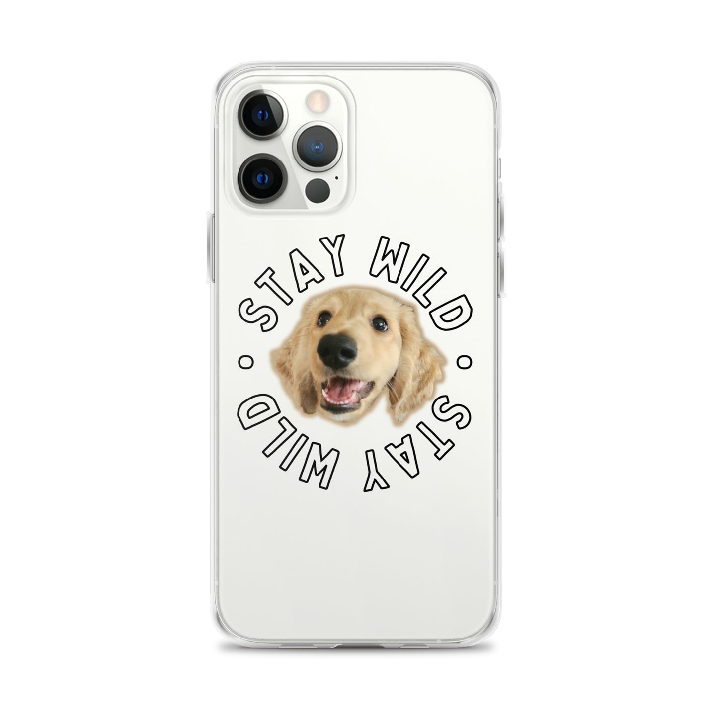 'Stay Wild' Custom Personalized Clear Case for iPhone®