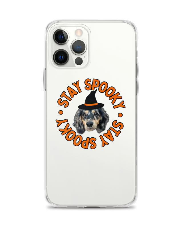 Stay Spooky Custom Clear Case for iPhone®