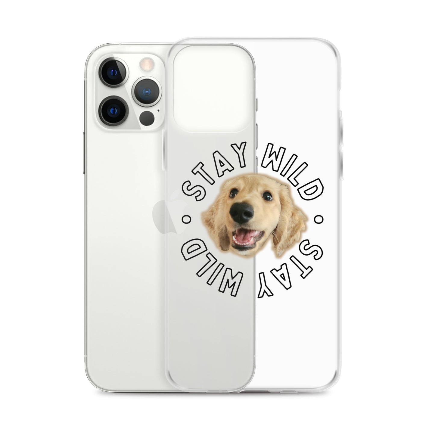 'Stay Wild' Custom Personalized Clear Case for iPhone®