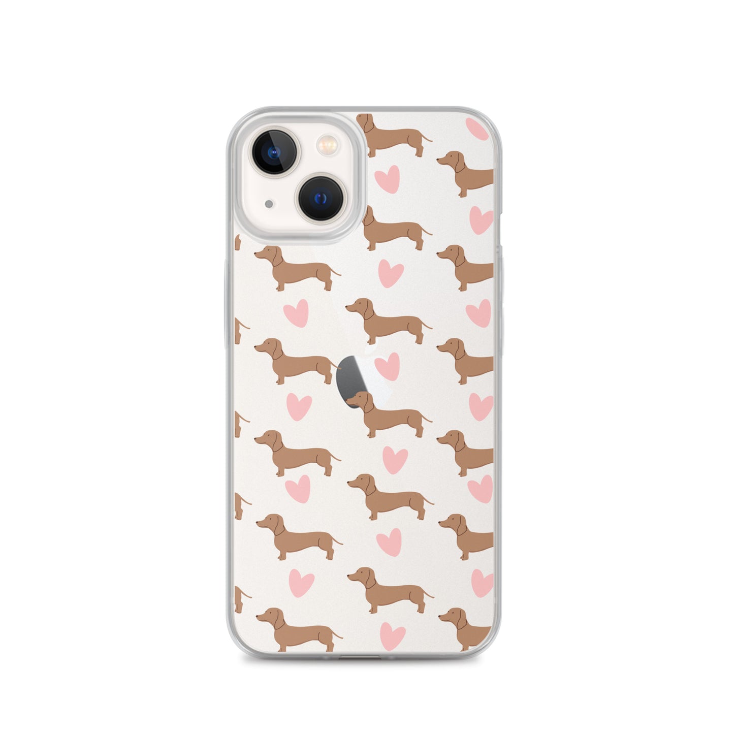 Dachshund Hearts Clear Case for iPhone®