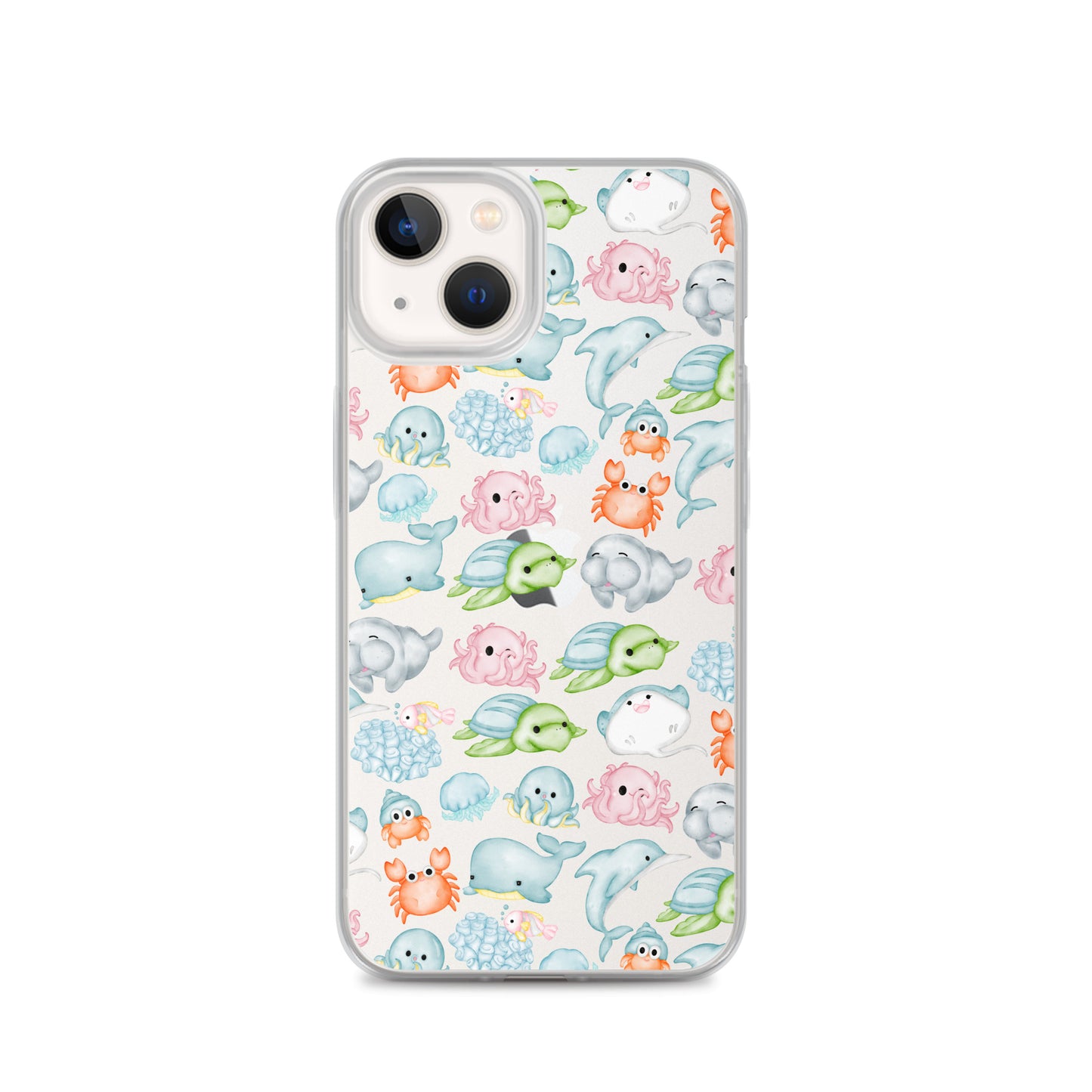 Under The Sea Animal Party Clear Case for iPhone®