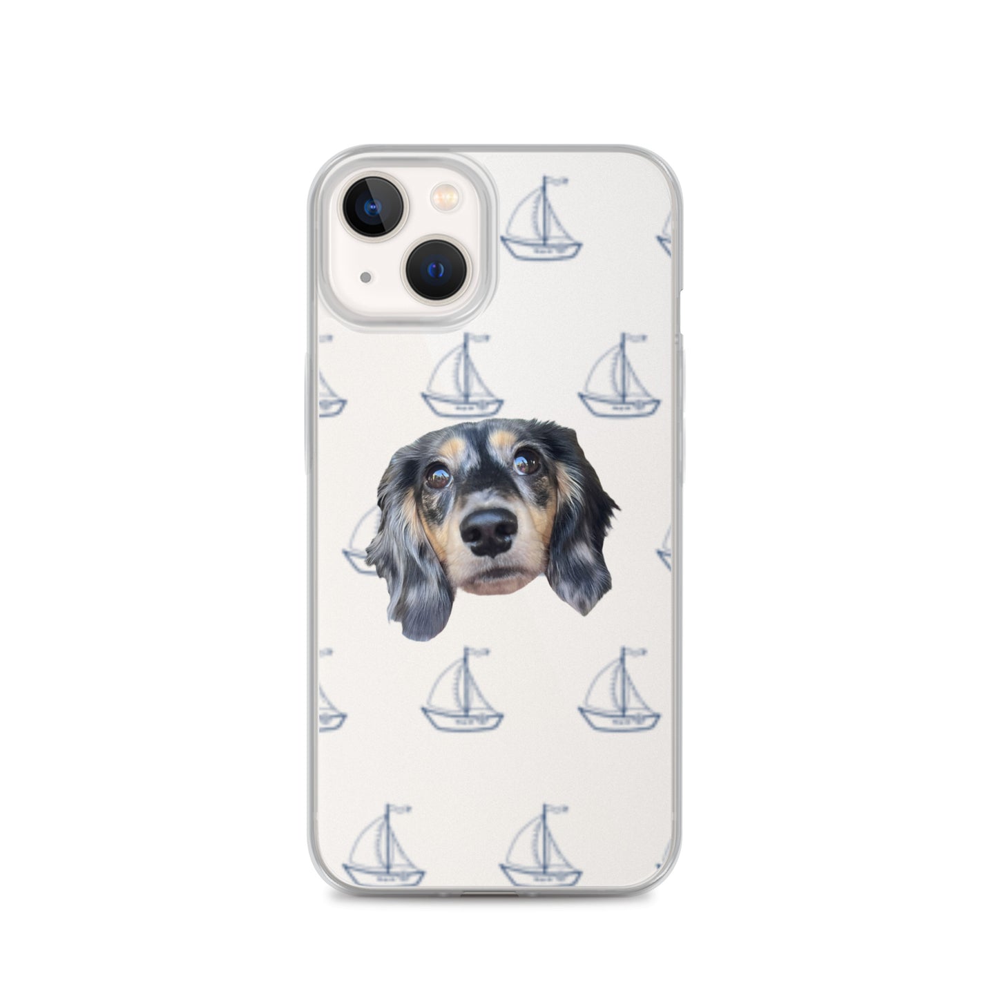 Simply Sailing Personalized Clear Case for iPhone®