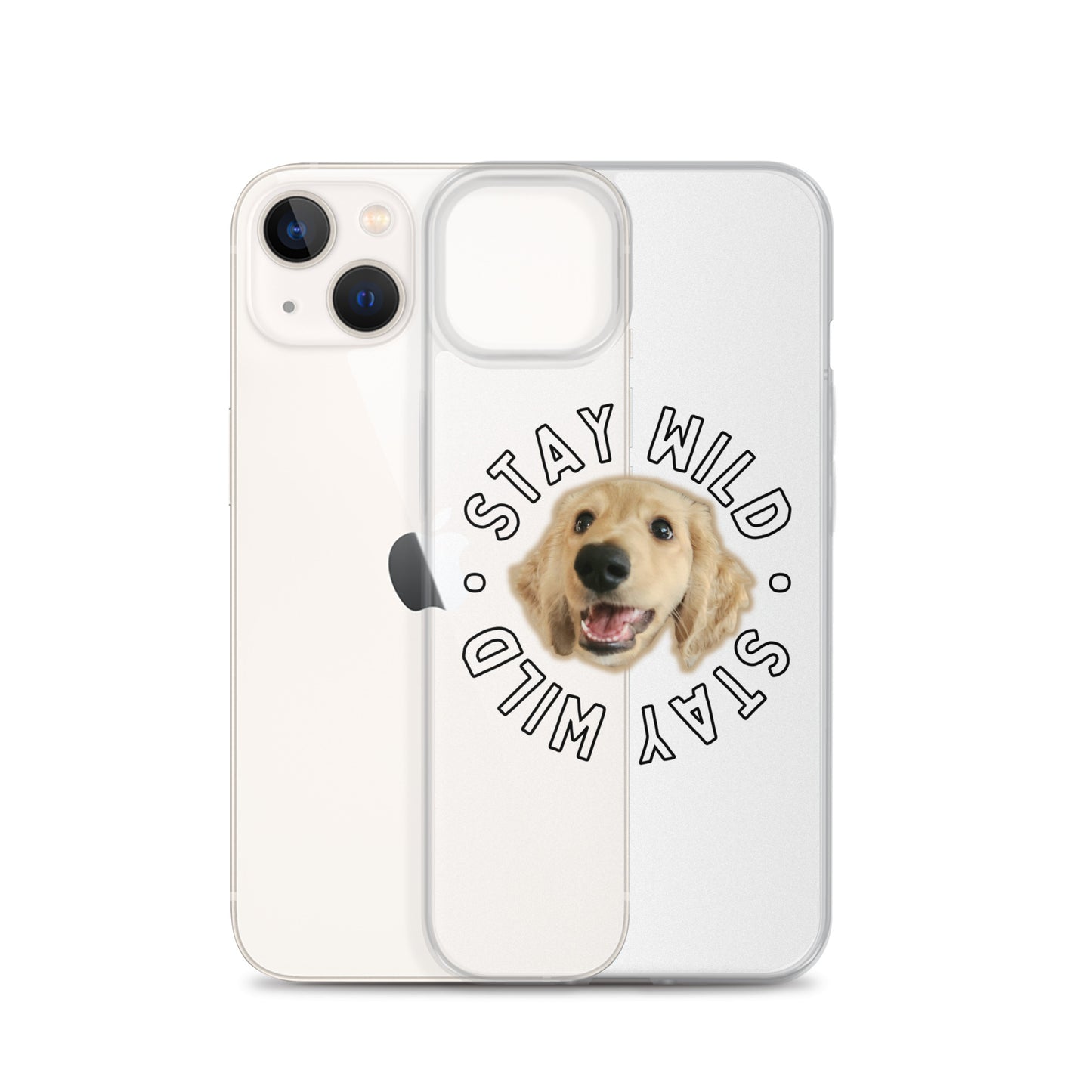 'Stay Wild' Custom Personalized Clear Case for iPhone®