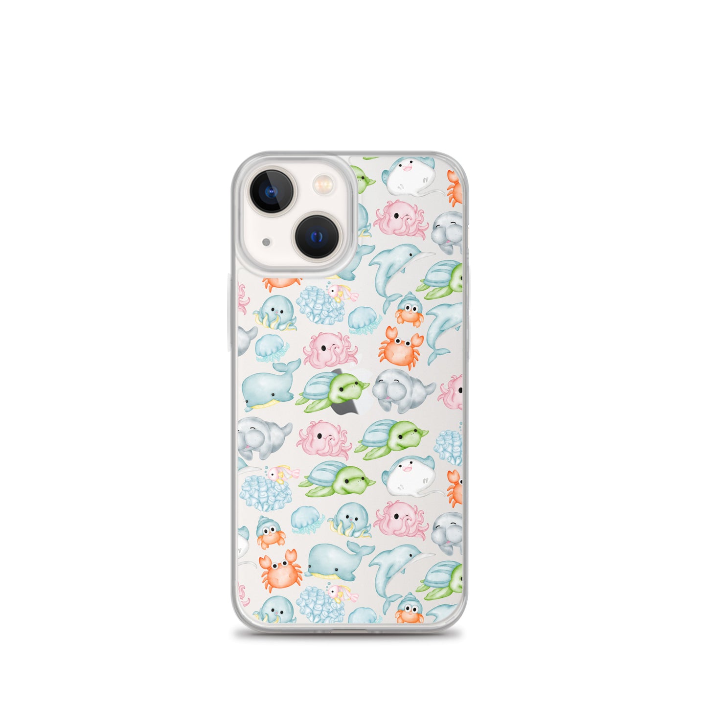 Under The Sea Animal Party Clear Case for iPhone®