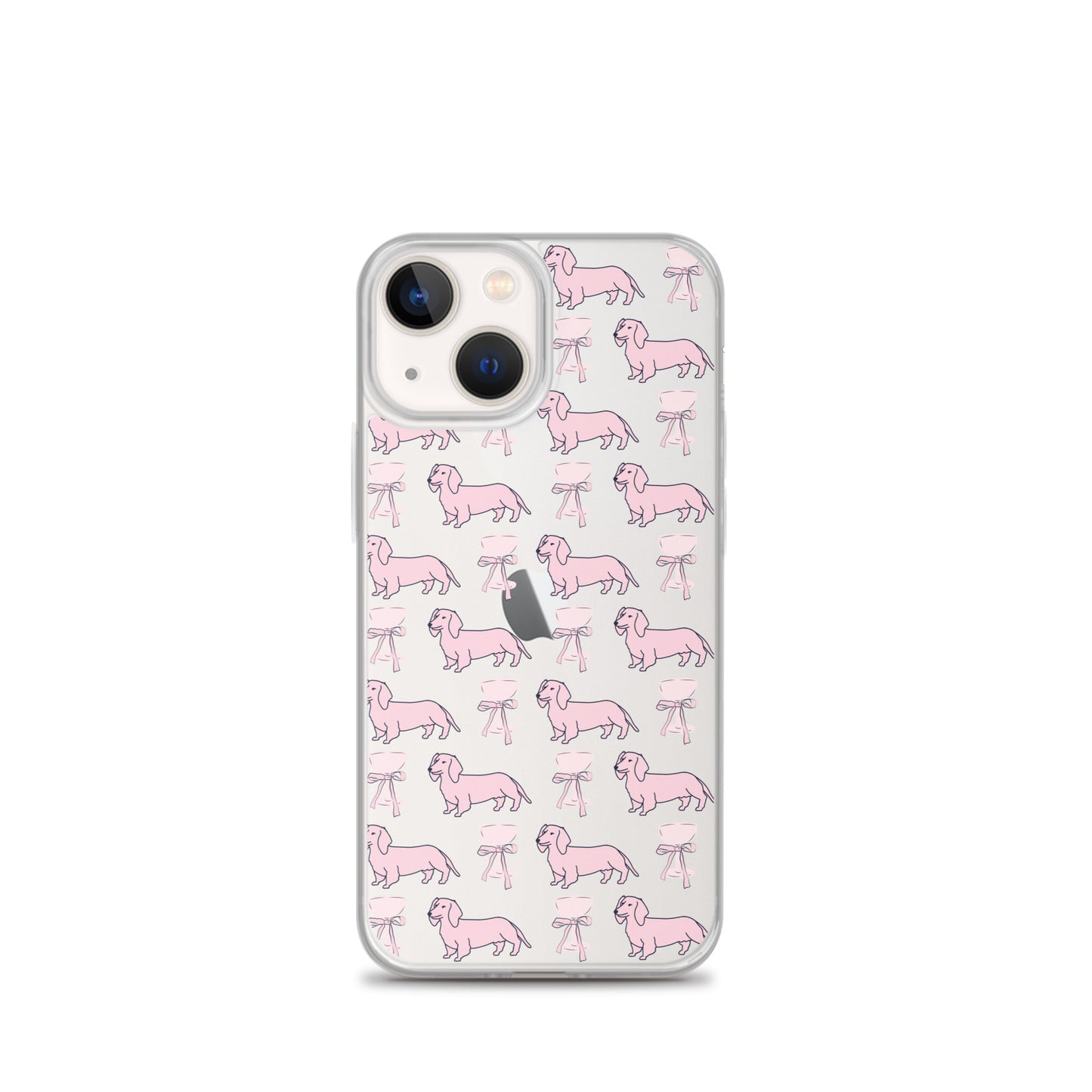 Puppies & Prosecco Pink Clear Case for iPhone®