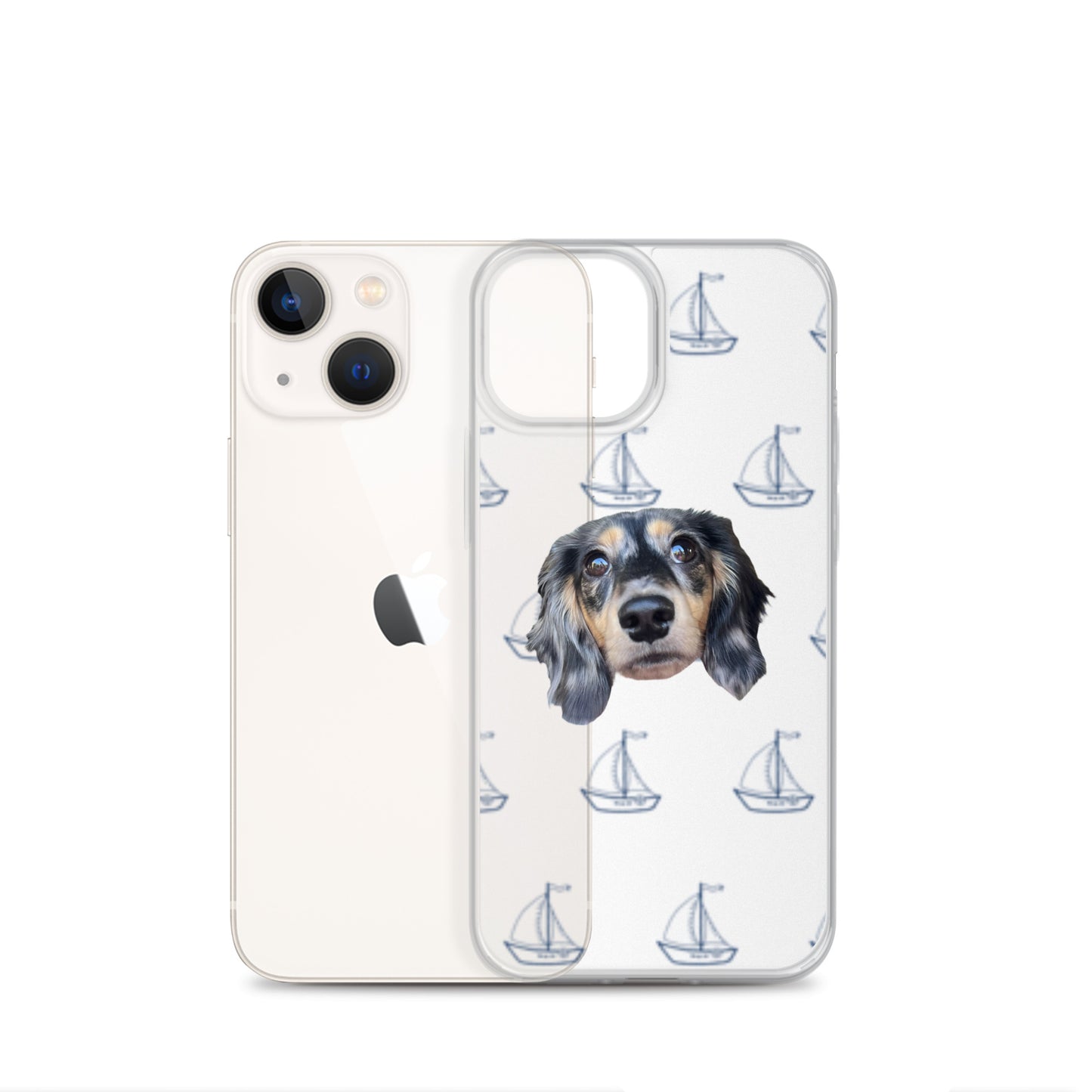 Simply Sailing Personalized Clear Case for iPhone®