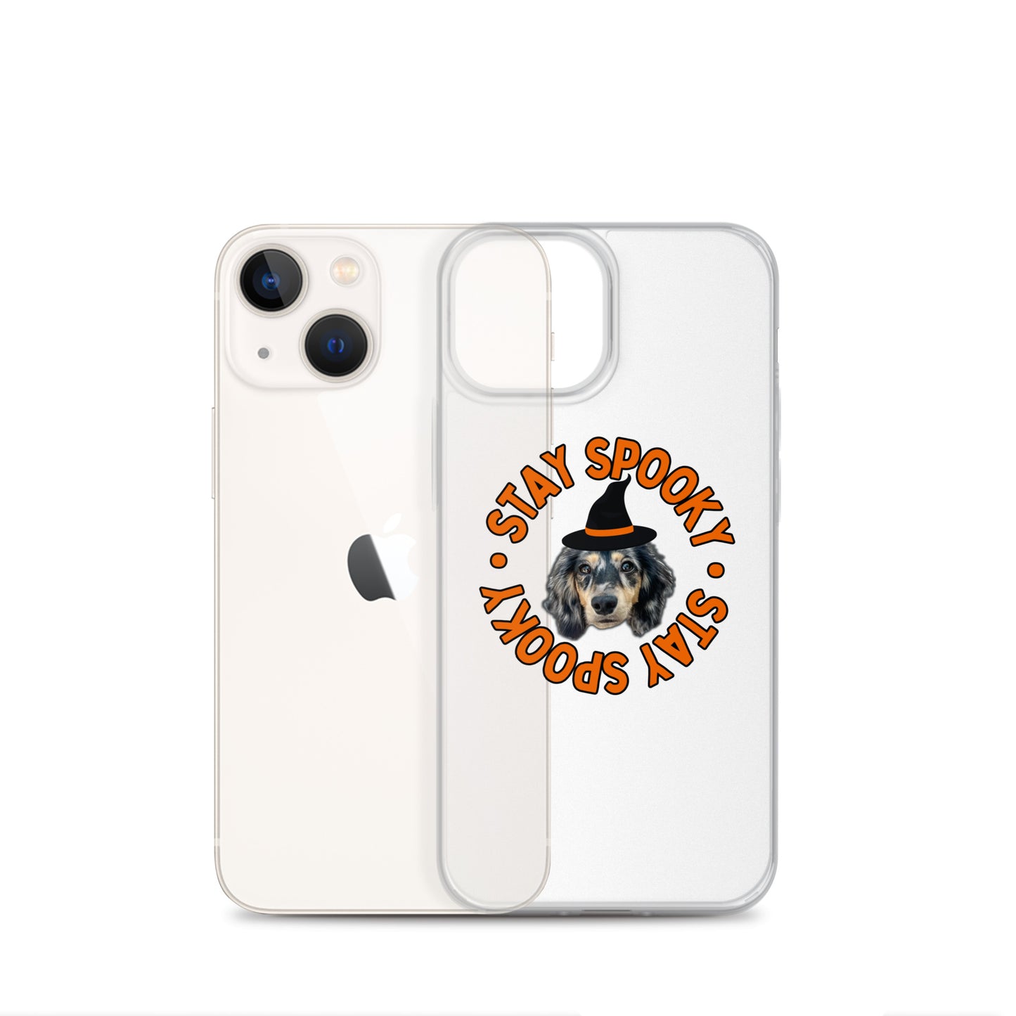 Stay Spooky Custom Clear Case for iPhone®