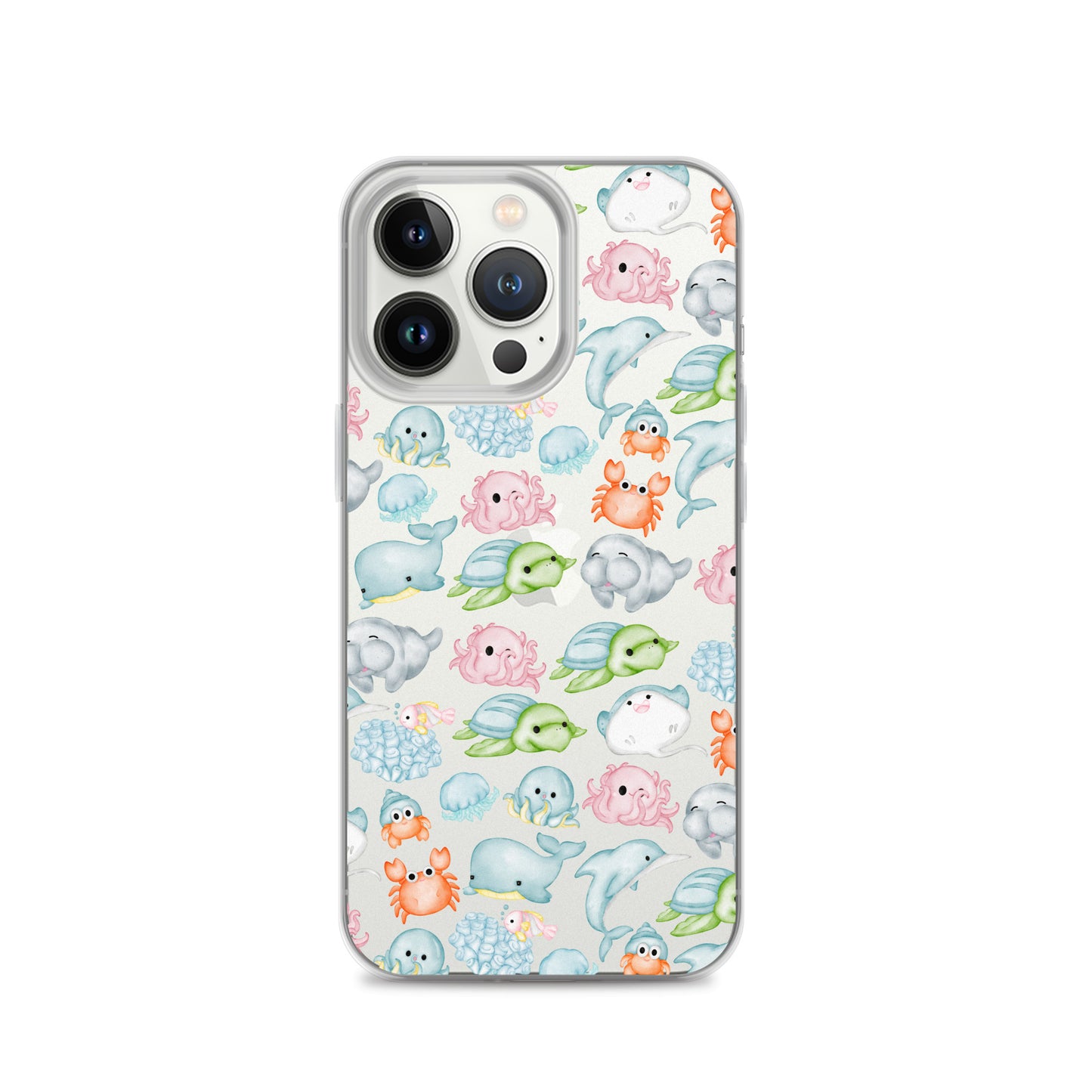 Under The Sea Animal Party Clear Case for iPhone®