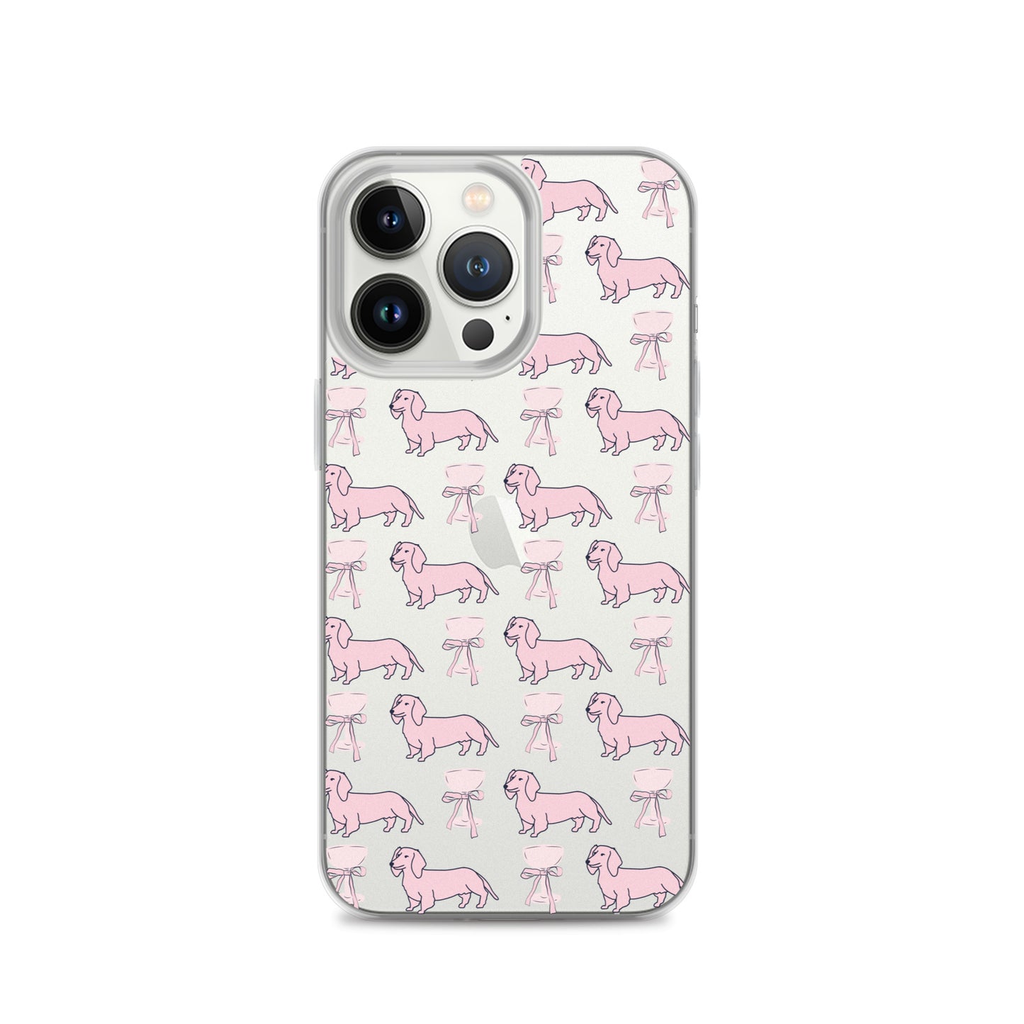 Puppies & Prosecco Pink Clear Case for iPhone®