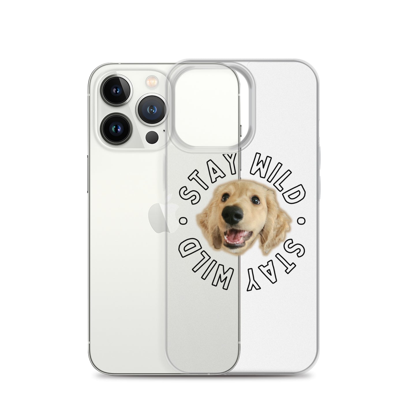 'Stay Wild' Custom Personalized Clear Case for iPhone®