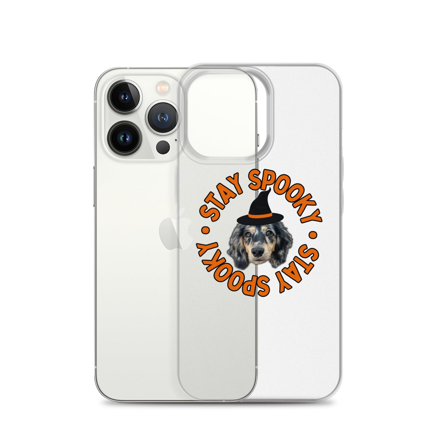 Stay Spooky Custom Clear Case for iPhone®