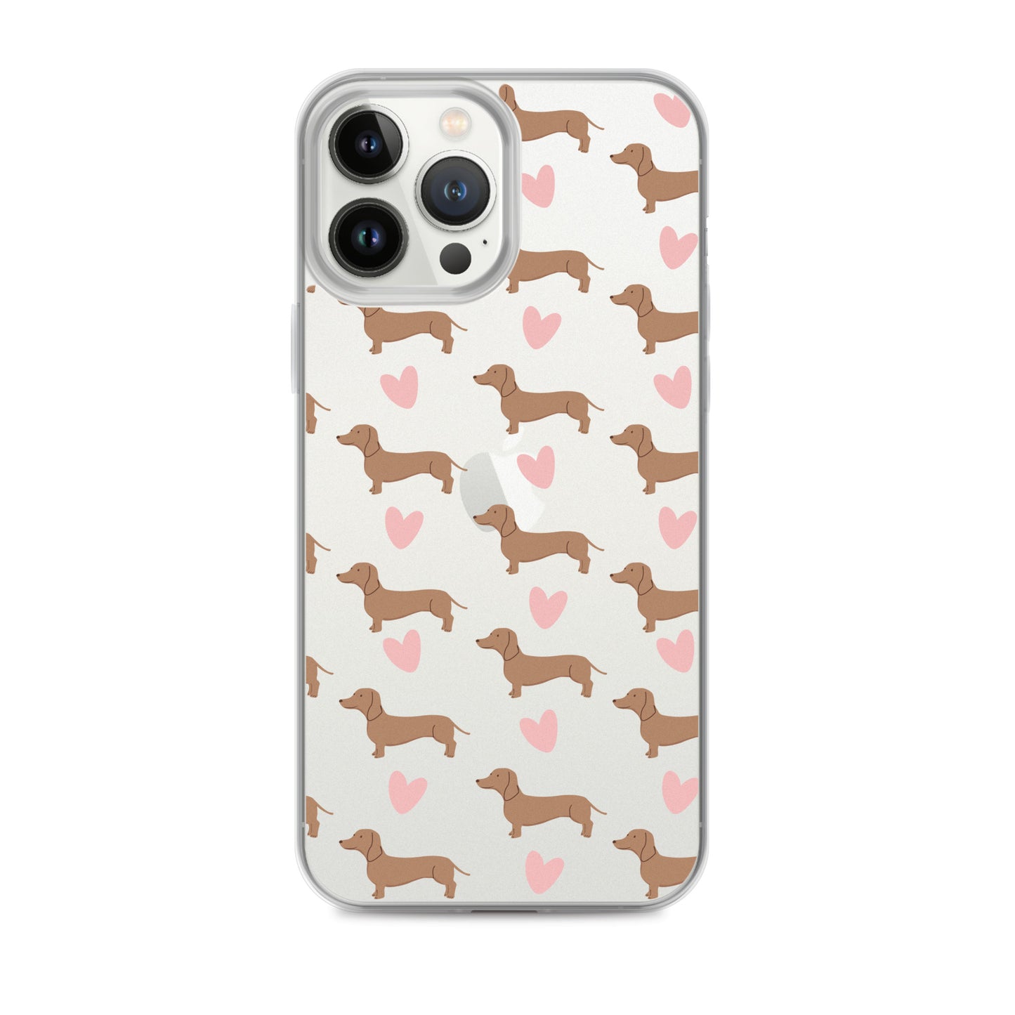 Dachshund Hearts Clear Case for iPhone®