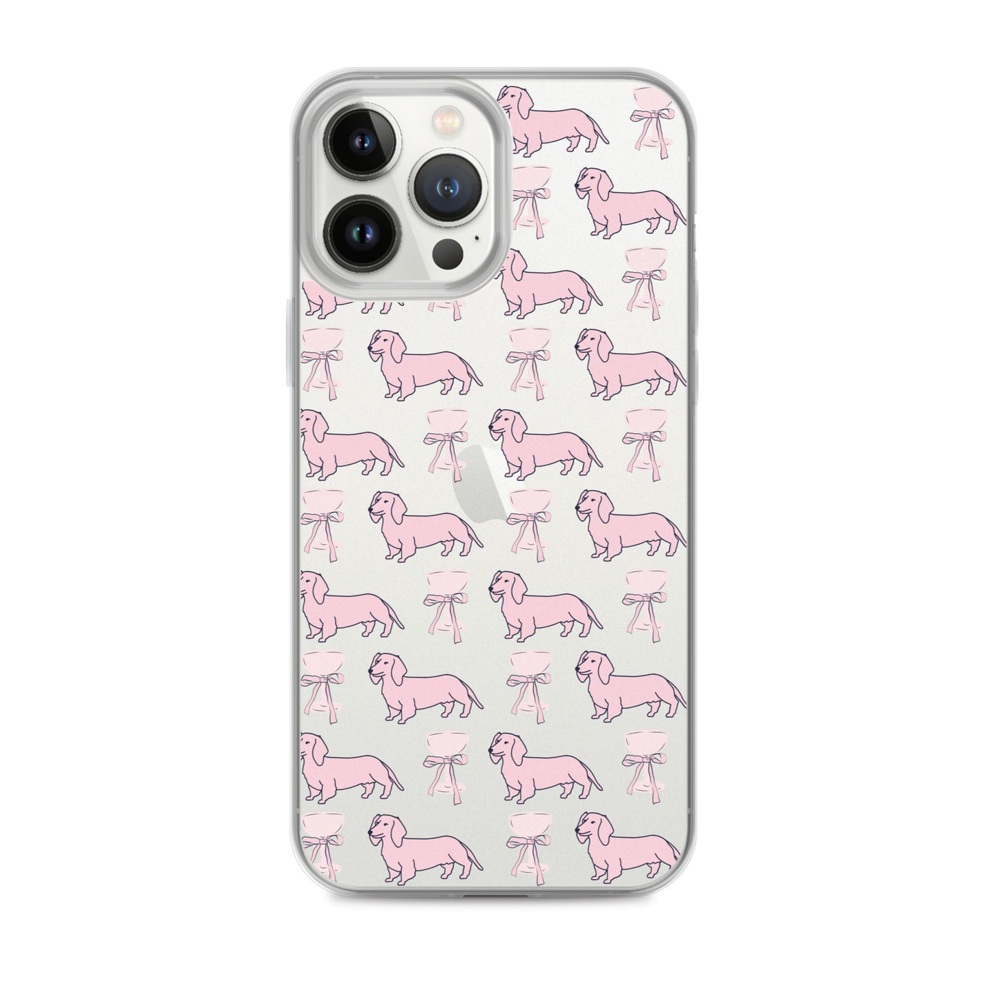 Puppies & Prosecco Pink Clear Case for iPhone®