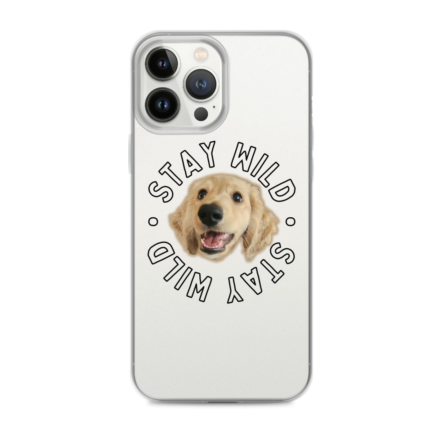 'Stay Wild' Custom Personalized Clear Case for iPhone®