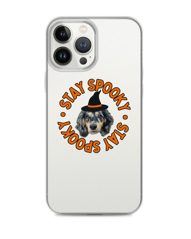 Stay Spooky Custom Clear Case for iPhone®
