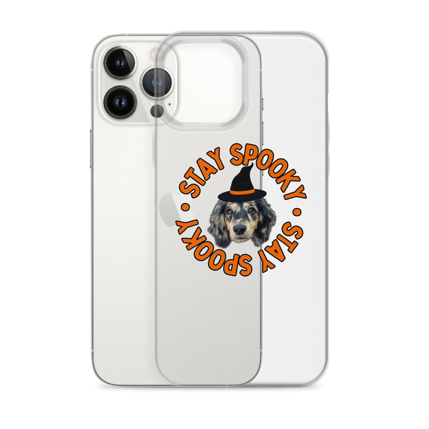 Stay Spooky Custom Clear Case for iPhone®