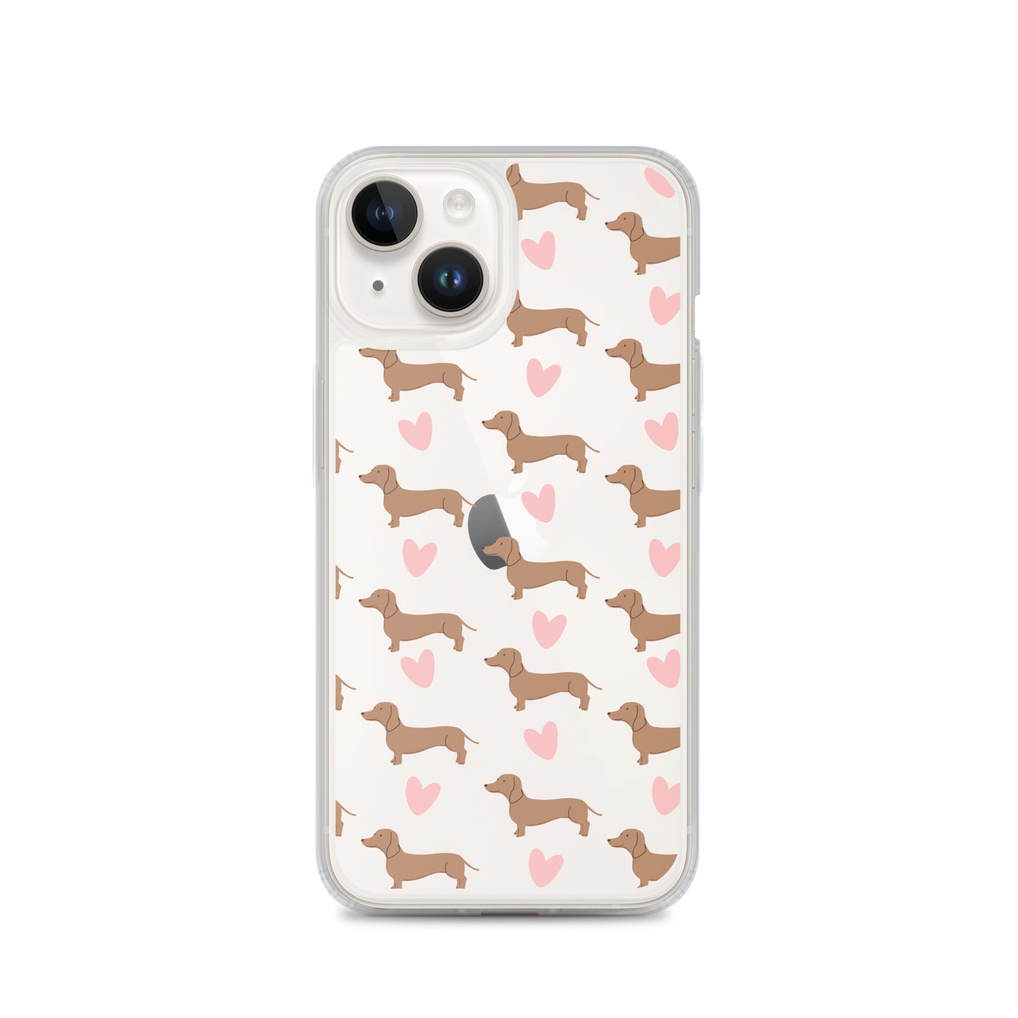 Dachshund Hearts Clear Case for iPhone®