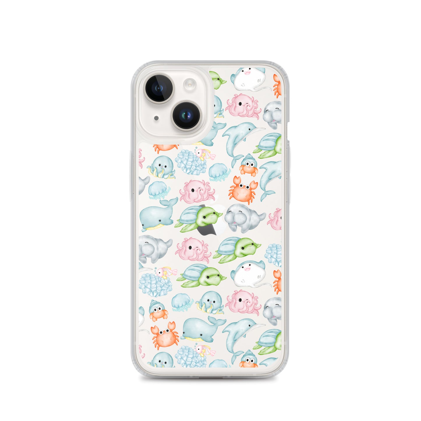 Under The Sea Animal Party Clear Case for iPhone®