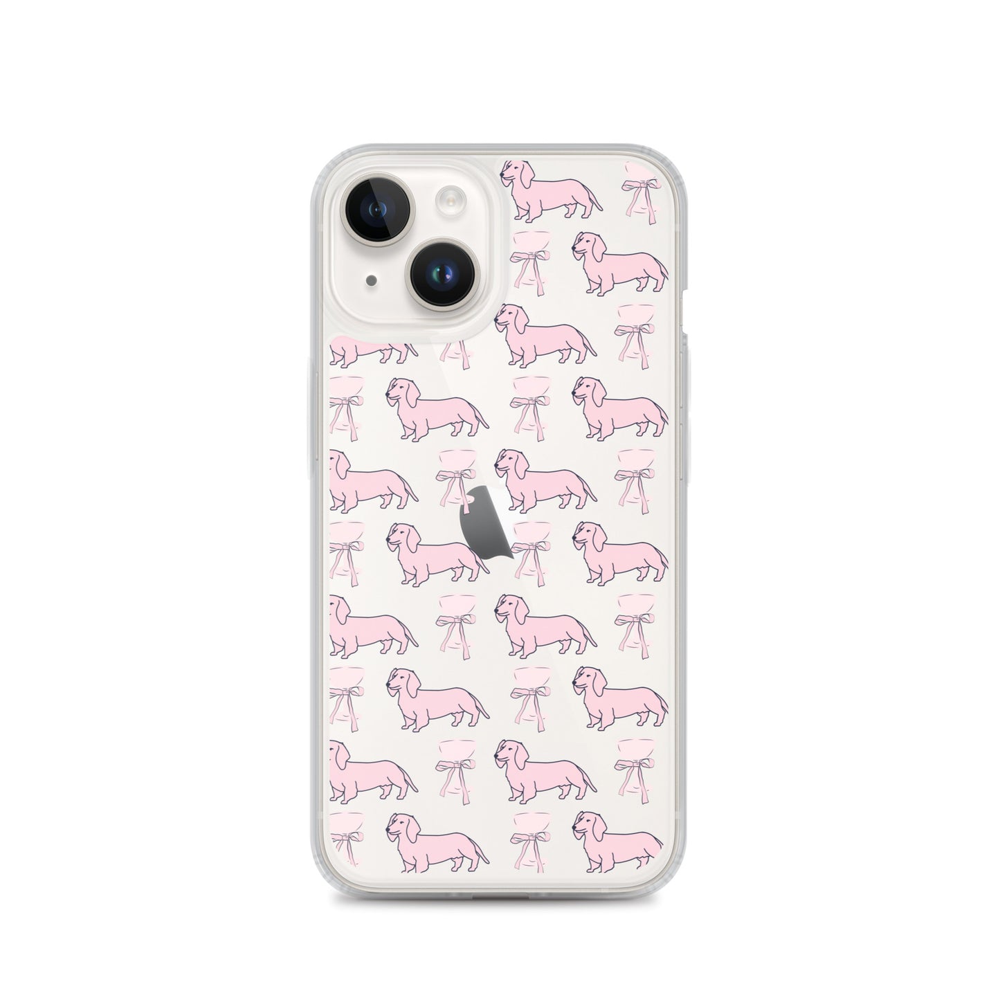 Puppies & Prosecco Pink Clear Case for iPhone®