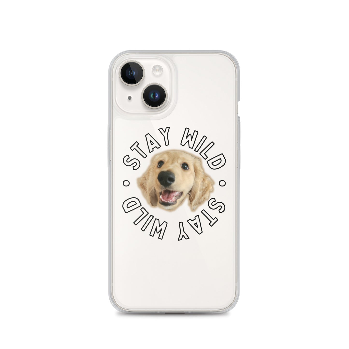 'Stay Wild' Custom Personalized Clear Case for iPhone®