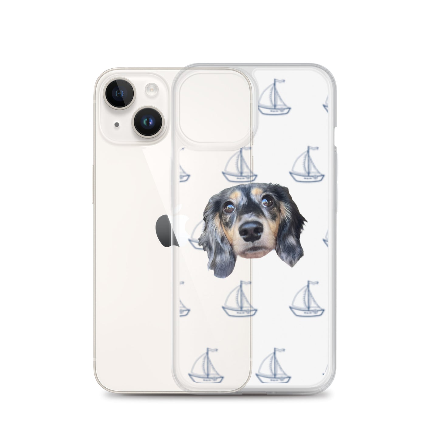 Simply Sailing Personalized Clear Case for iPhone®