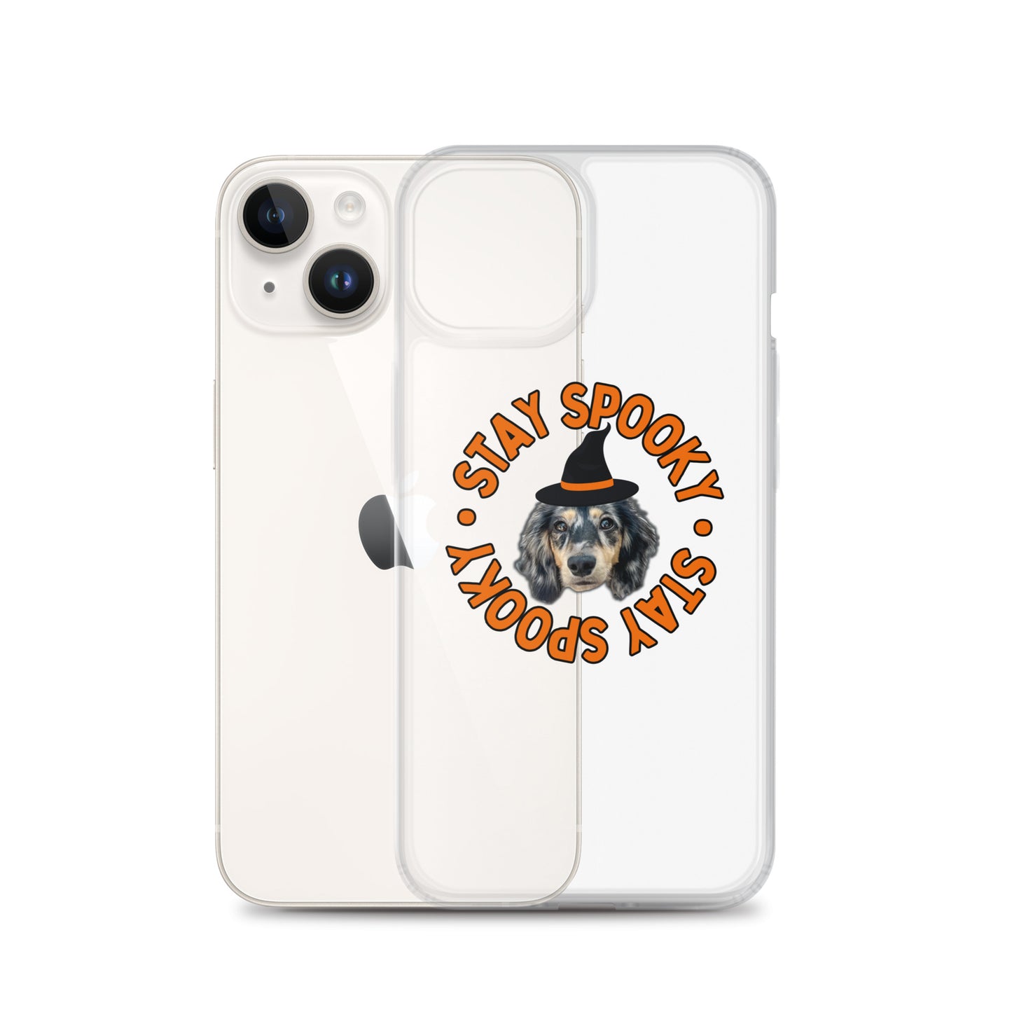 Stay Spooky Custom Clear Case for iPhone®