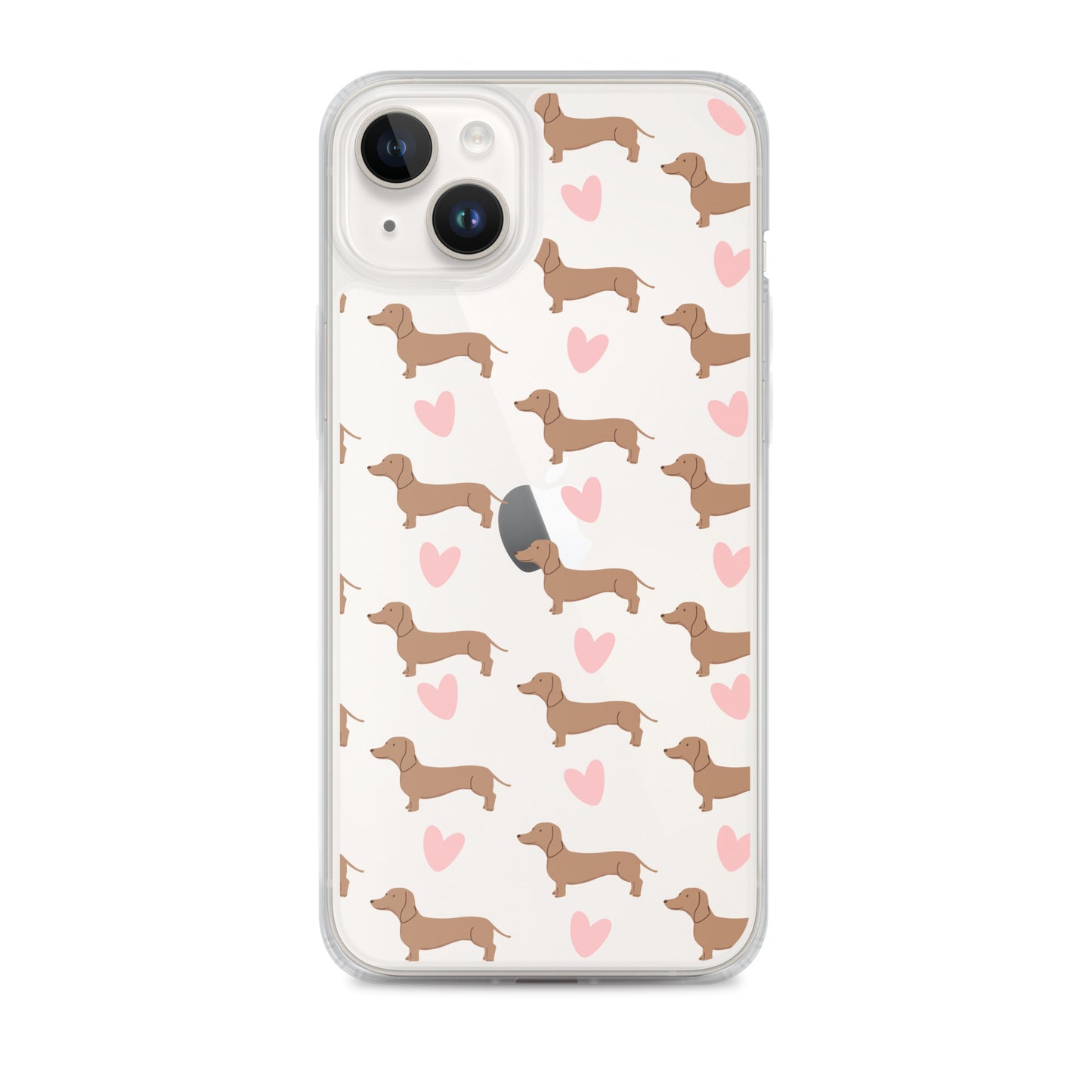 Dachshund Hearts Clear Case for iPhone®