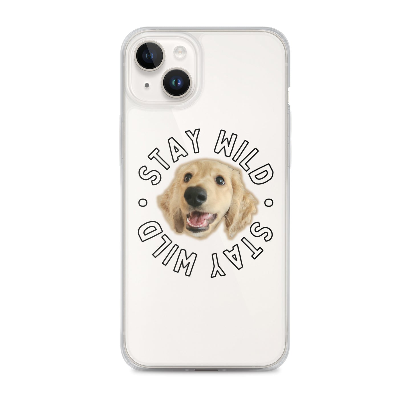 'Stay Wild' Custom Personalized Clear Case for iPhone®