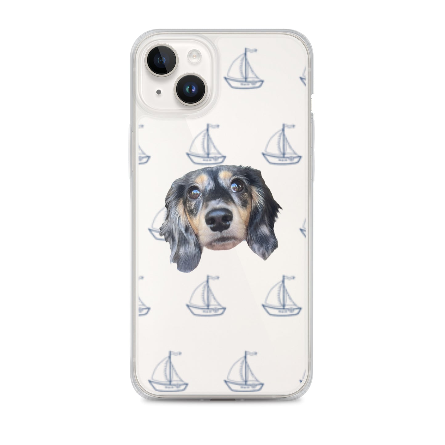 Simply Sailing Personalized Clear Case for iPhone®