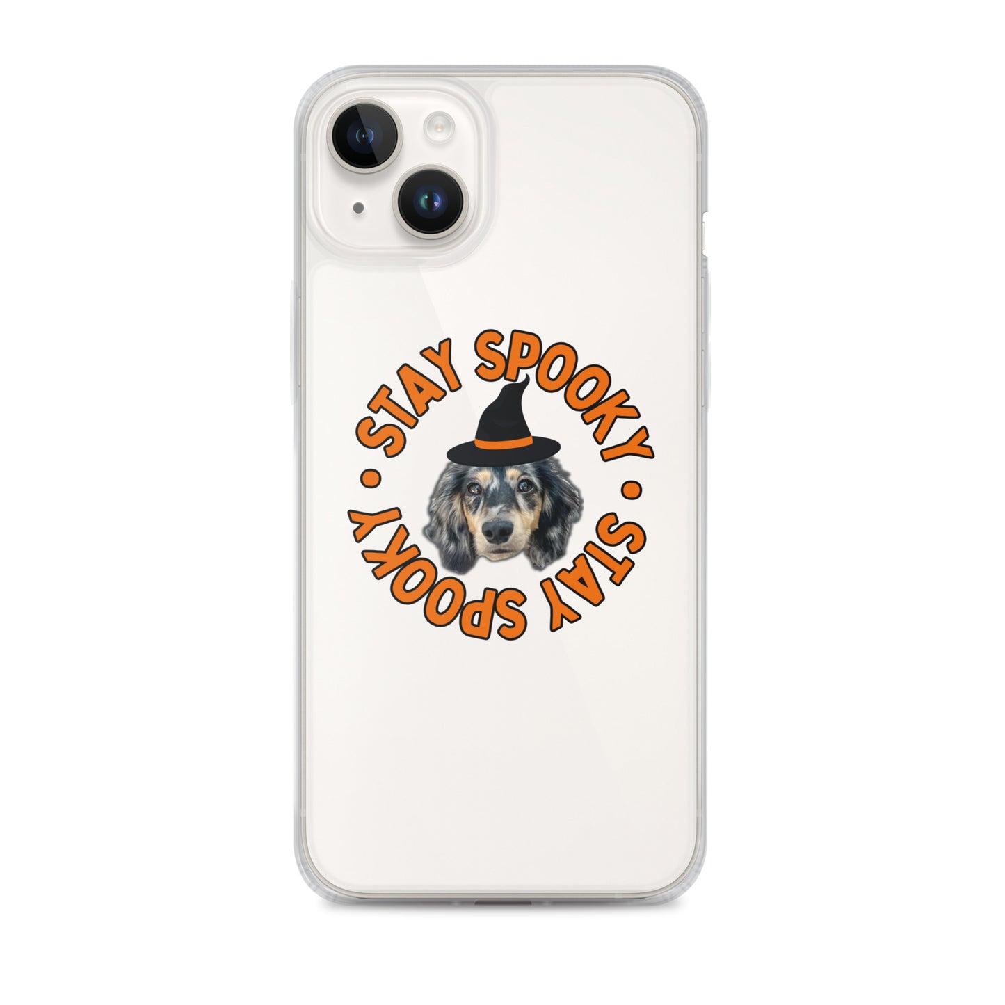 Stay Spooky Custom Clear Case for iPhone®