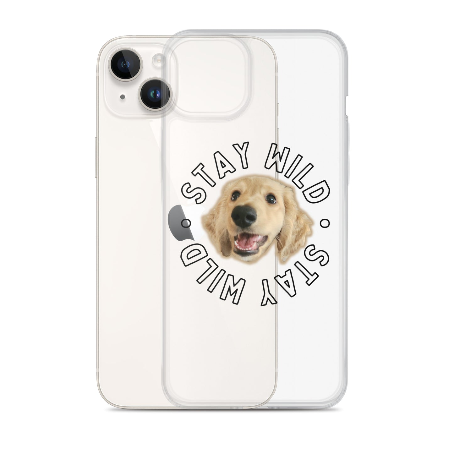 'Stay Wild' Custom Personalized Clear Case for iPhone®