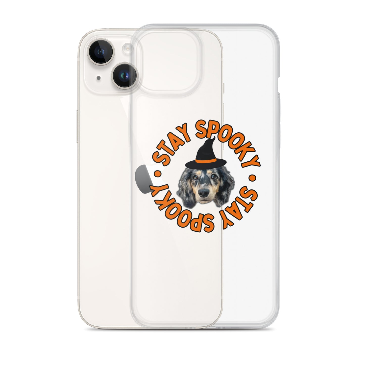 Stay Spooky Custom Clear Case for iPhone®