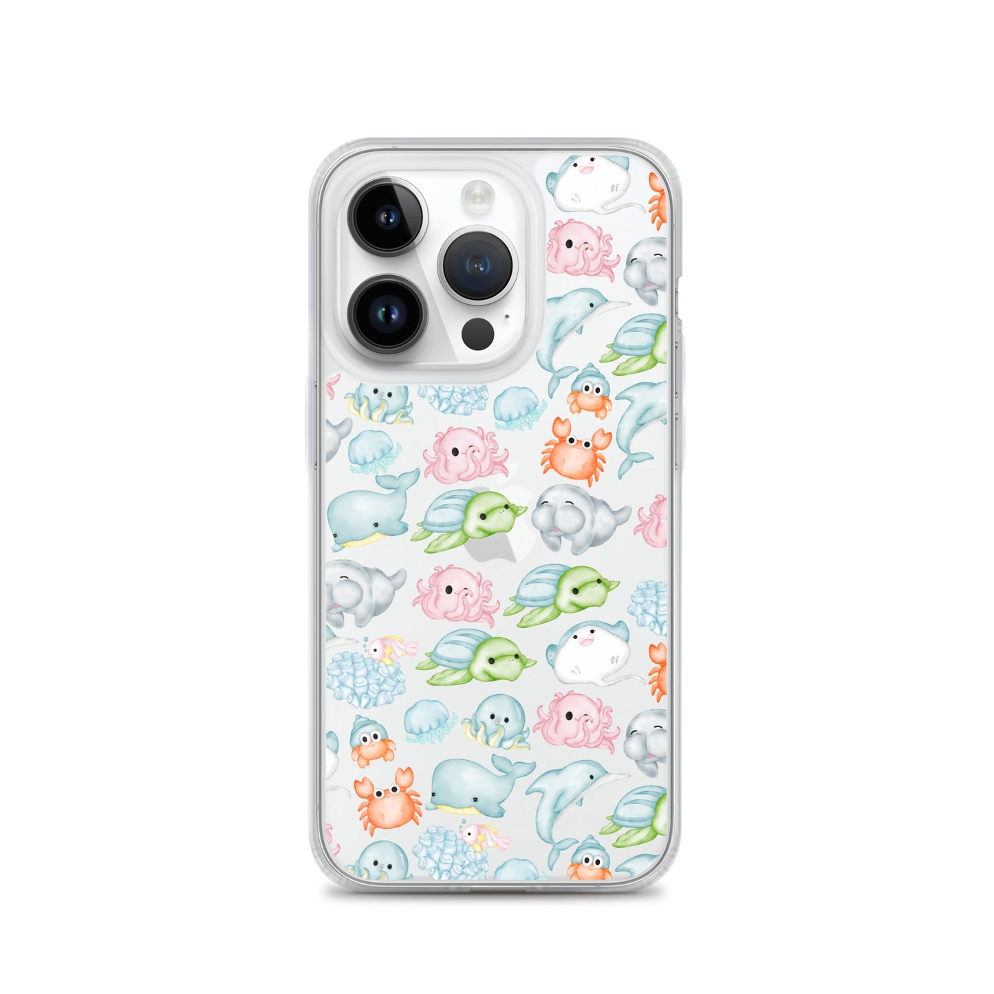 Under The Sea Animal Party Clear Case for iPhone®