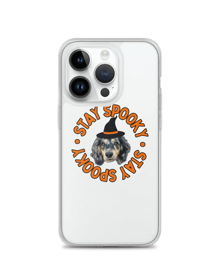 Stay Spooky Custom Clear Case for iPhone®