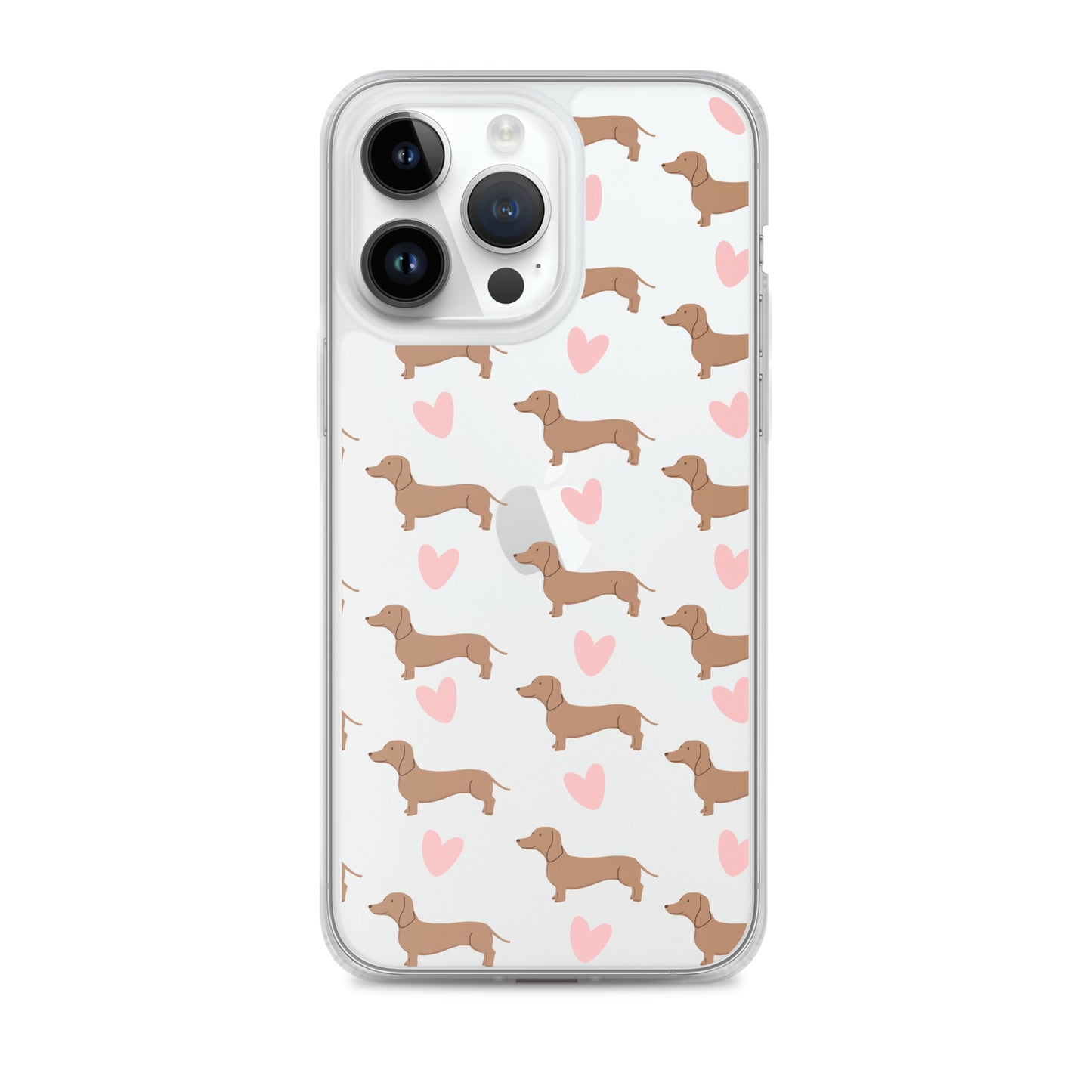 Dachshund Hearts Clear Case for iPhone®